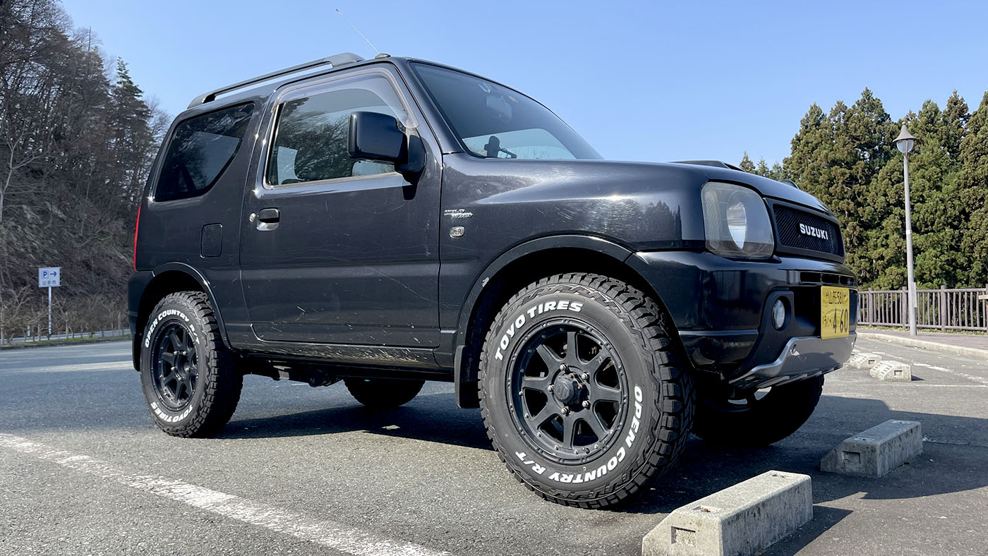 ジムニーにオープンカントリーRT 185/85R16を装着｜JB23W6型 - JIMNY